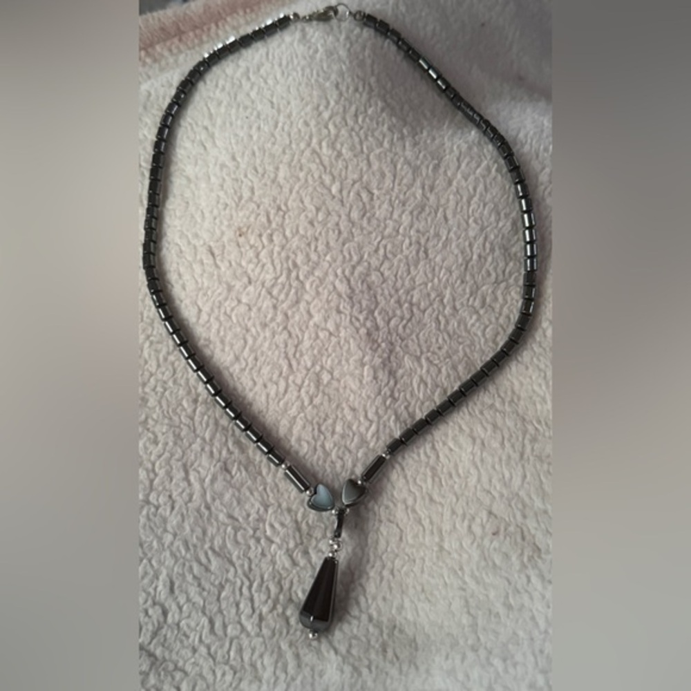Hematite Necklace NWT